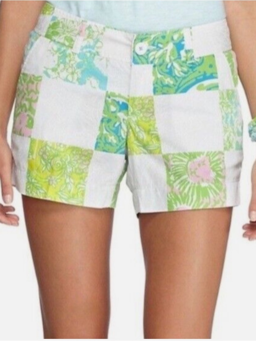 Lilly Pulitzer The Callahan Short in Resort White Lioness Patch Sz 6